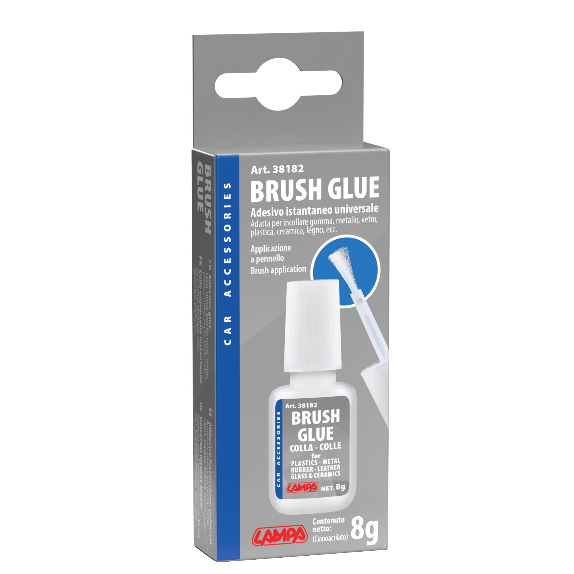 Brush Glue, colla istantanea universale con pennello applicatore - 8 g