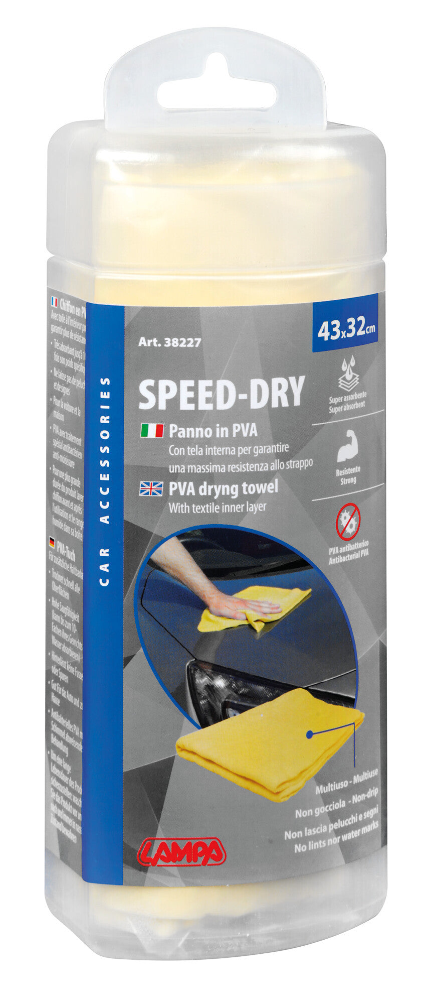 Speed-Dry, panno scamosciato sintetico