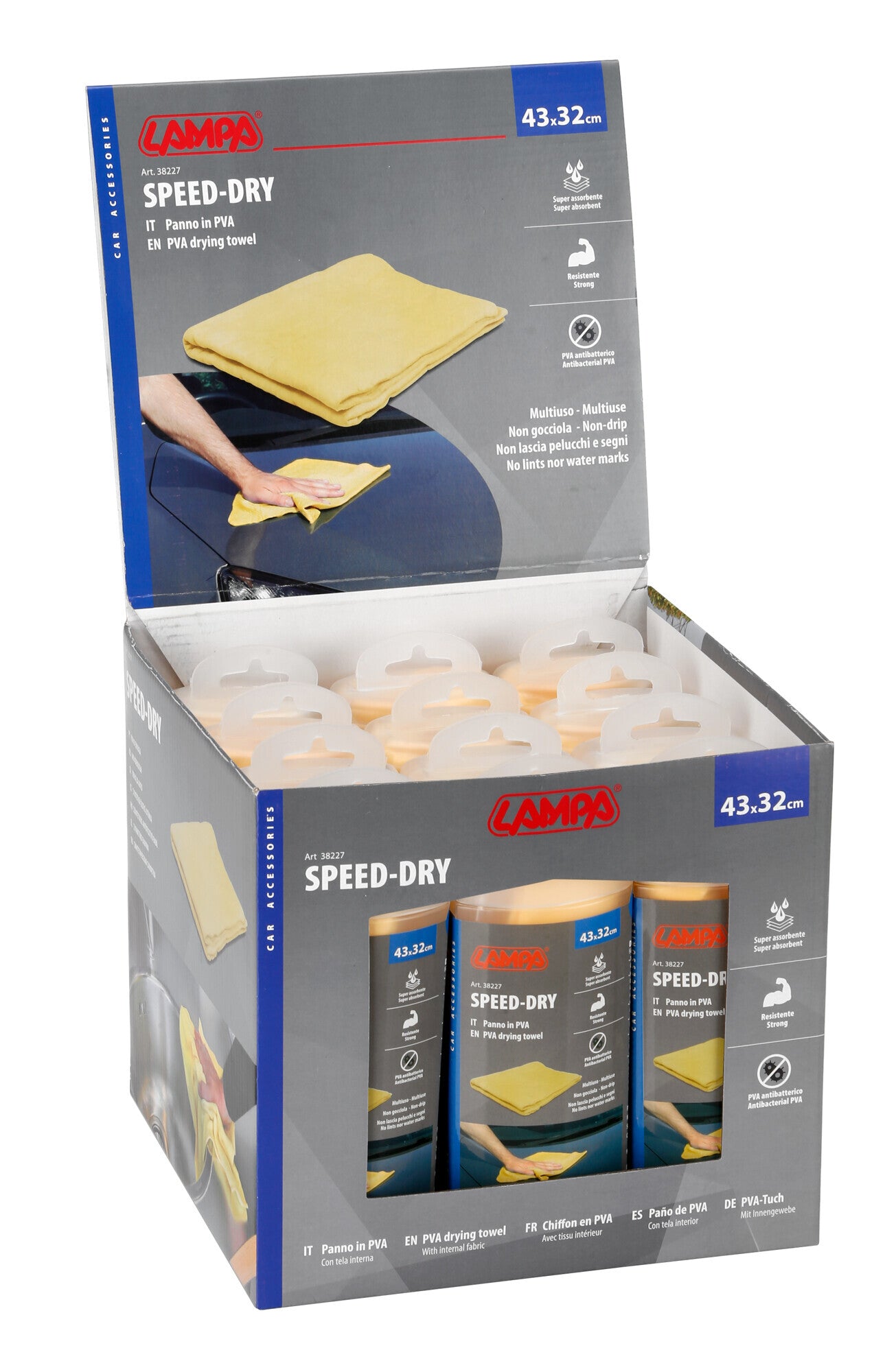 Speed-Dry, panno scamosciato sintetico