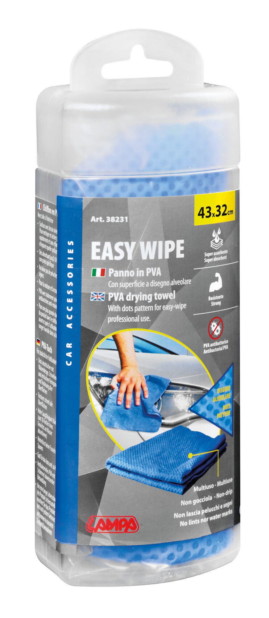 Easy Wipe, panno scamosciato sintetico