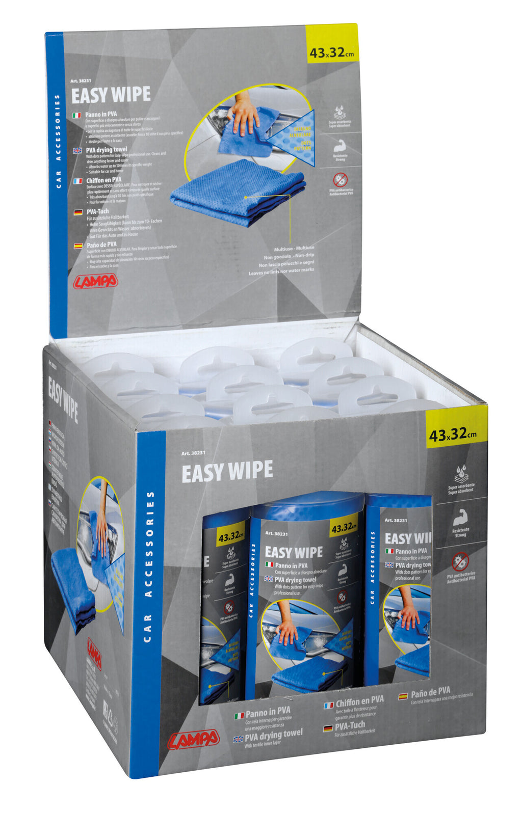 Easy Wipe, panno scamosciato sintetico