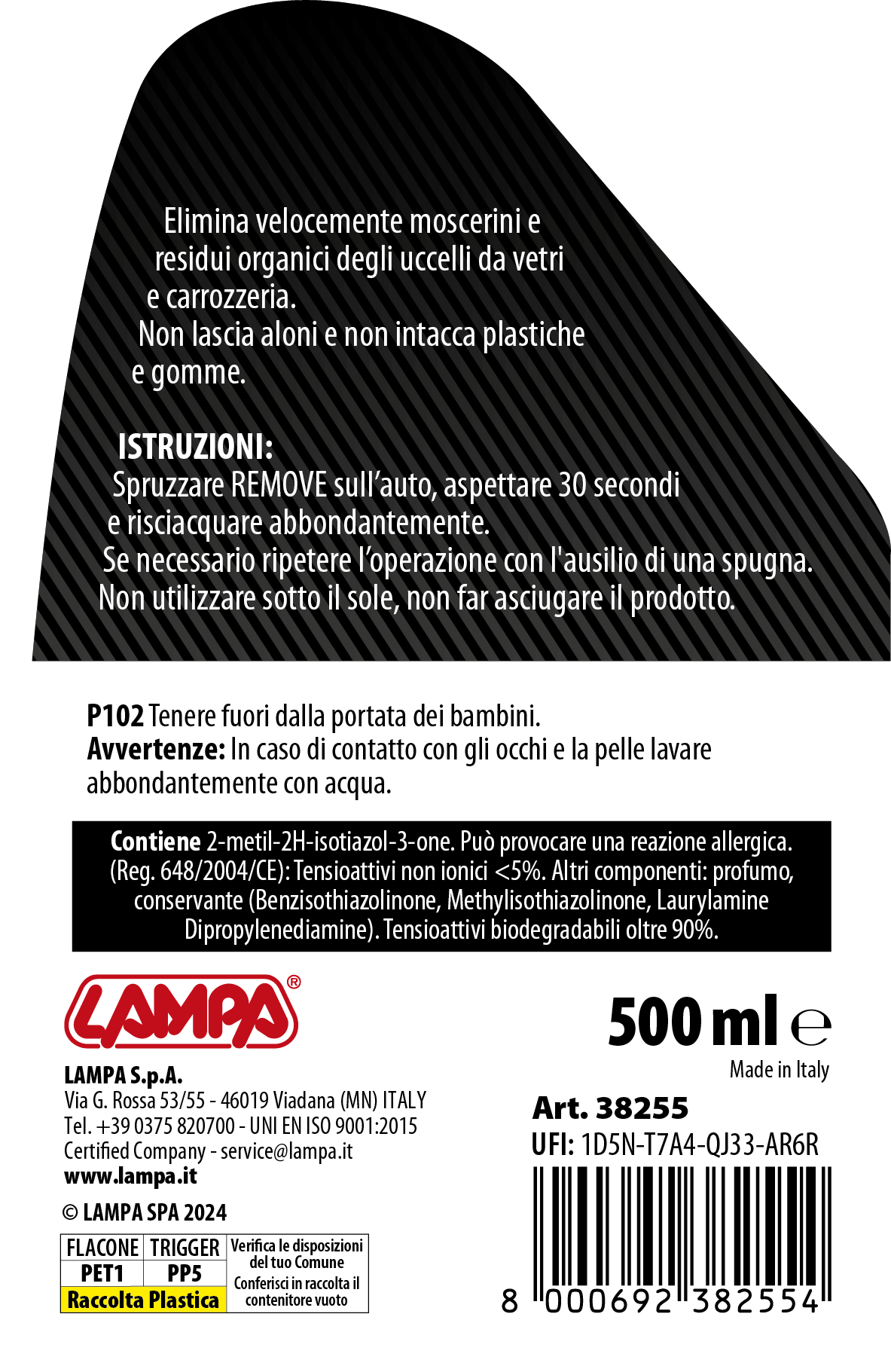 Gran Pree, rimuovi insetti - 500 ml