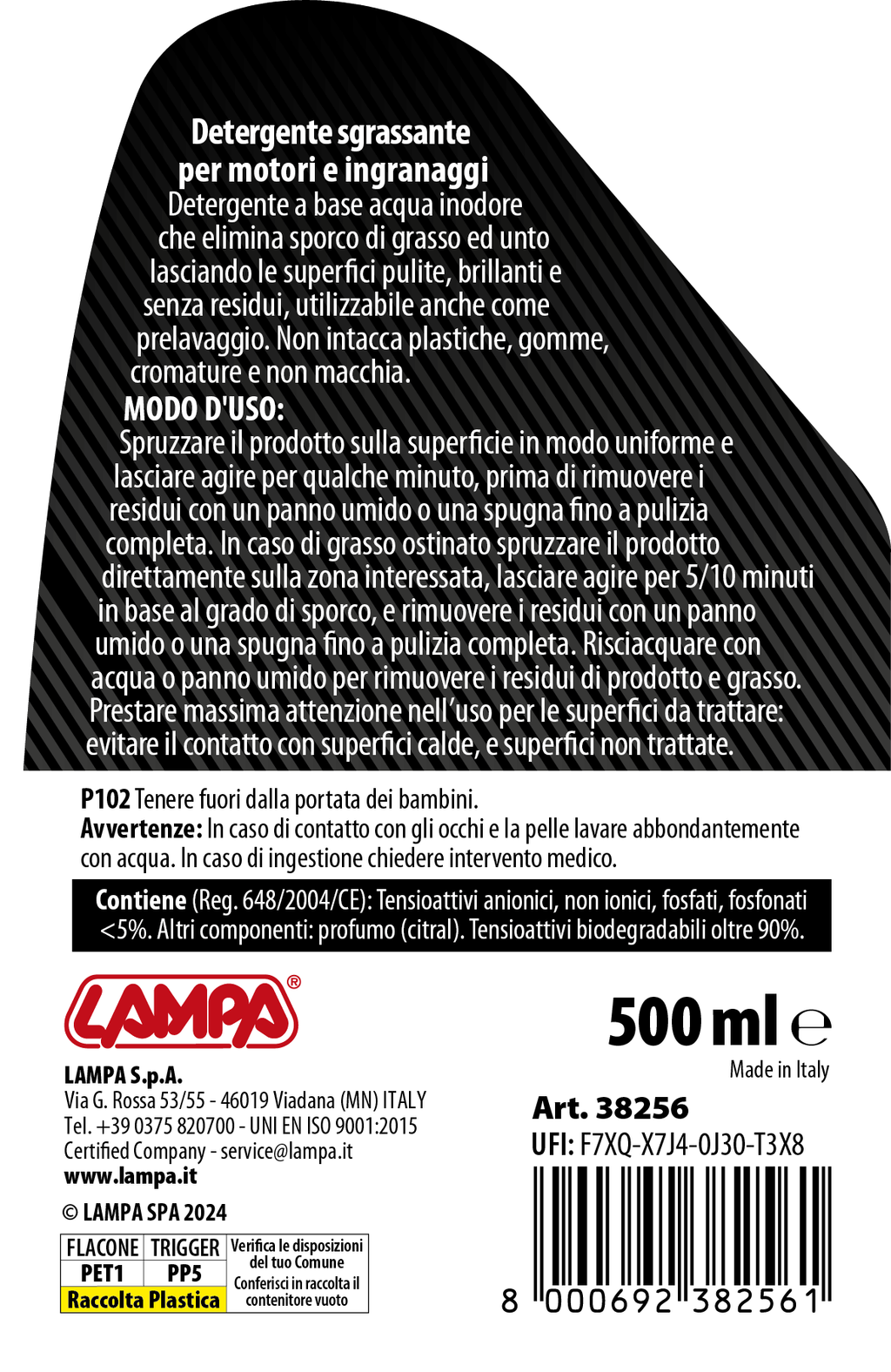 Gran Pree, sgrassatore motore - 500 ml