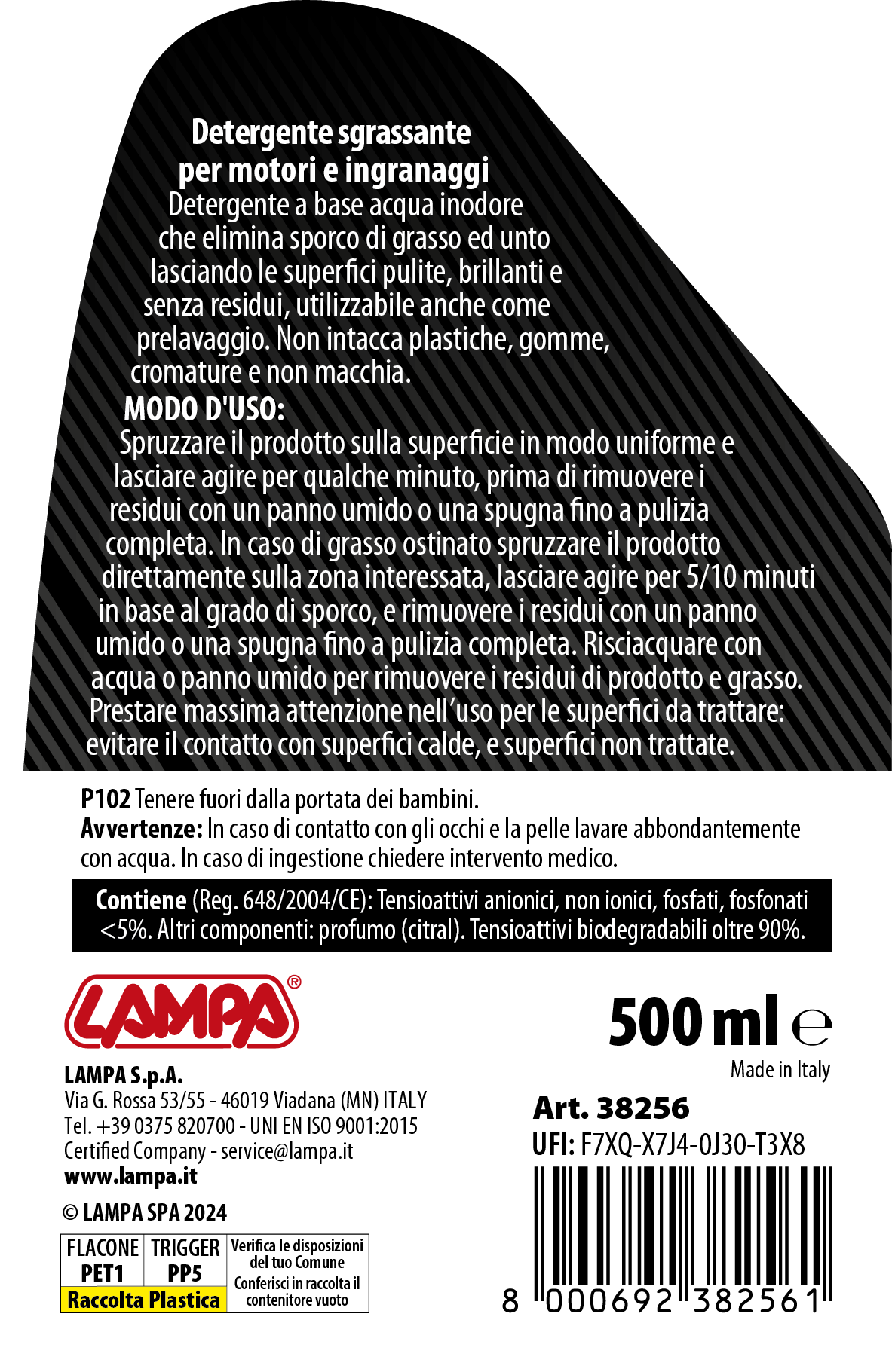 Gran Pree, sgrassatore motore - 500 ml
