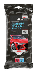 Panni umidificati rimuovi insetti e sporcizia - 24 pz - 24x22 cm