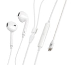 Linea Essentials, auricolari con microfono cavo Apple 8 Pin - 120 cm - Bianco