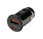 Linea Essentials, caricabatteria 2 porte Usb (A+C) - PD 20W - 12/24V