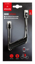 Cavo a spirale per Ebike, Micro Usb > Apple 8 Pin