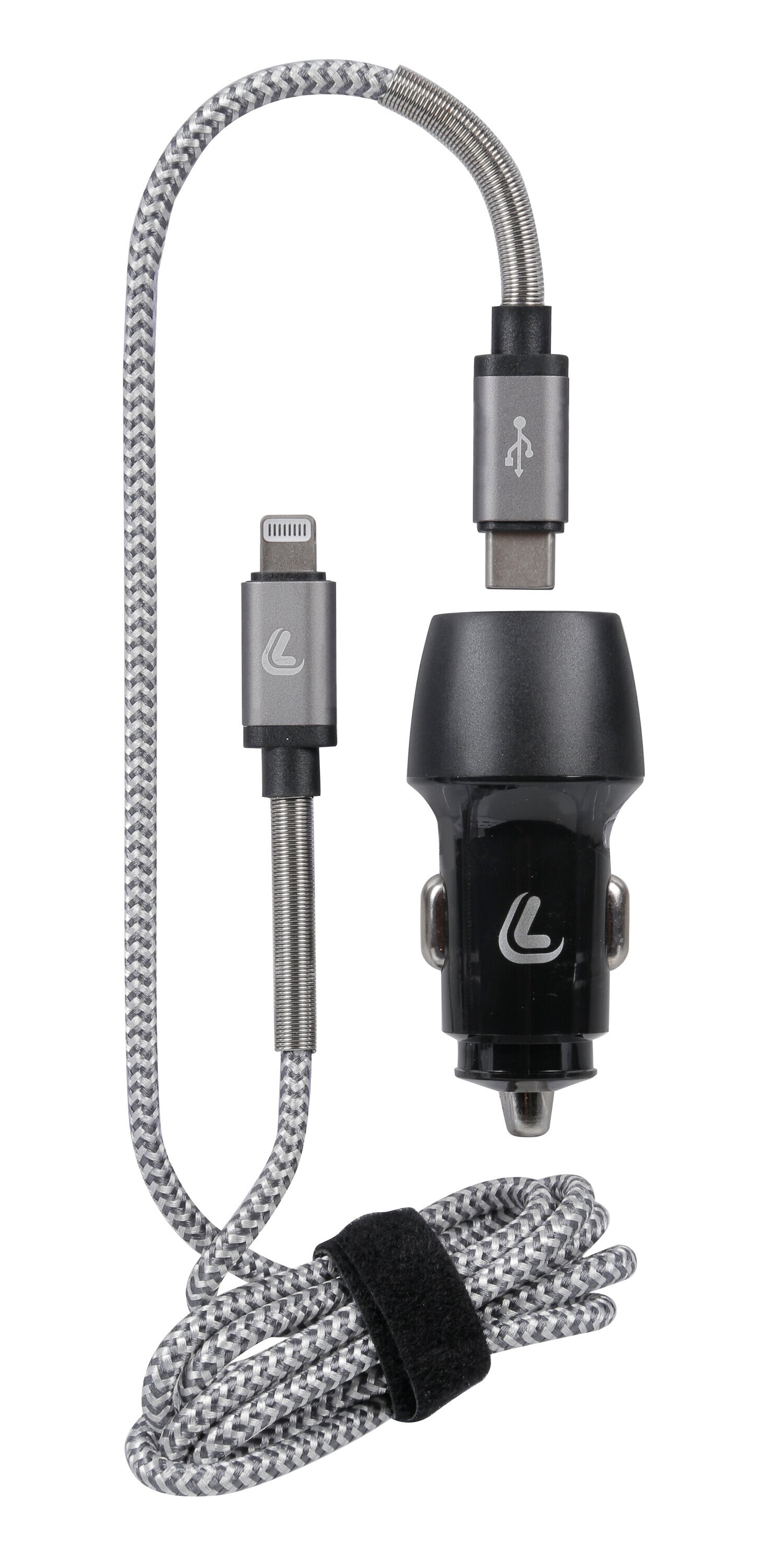 Kit 2 in 1 Lightning Pro - PD / QC 3.0 - 18W - 12/24V