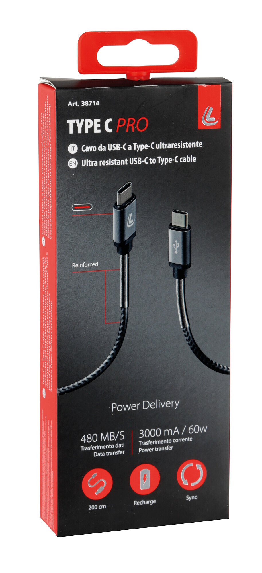 Cavo Usb Type-C > Type-C - 200 cm