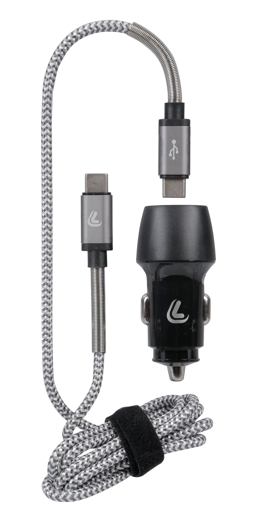 Kit 2 in 1 Type-C Pro - PD / QC 3.0 - 18W - 12/24V