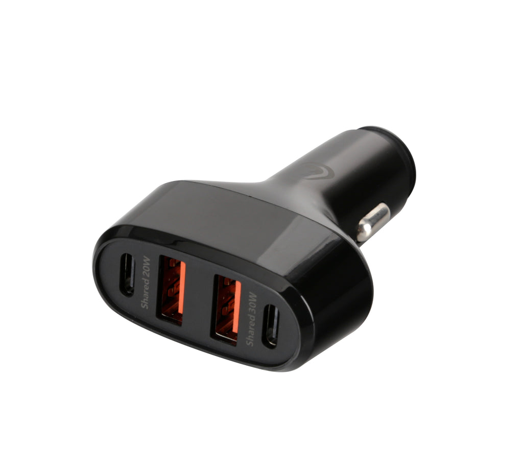 Rocket 4 Pro, caricabatteria 4 porte Usb - PD / QC 3.0 - 50W - 12/24V