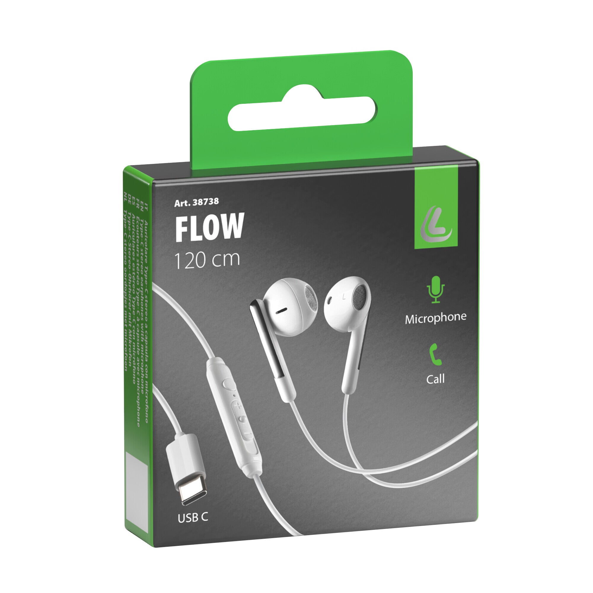 Auricolare Type-C stereo a capsula con microfono