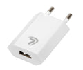 Linea Essentials, caricabatteria da rete con 1 porta Usb - 1000 mA - 100/230V