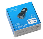 Linea Essentials, caricabatteria 2 porte Usb - 2100 mA - 12/24V