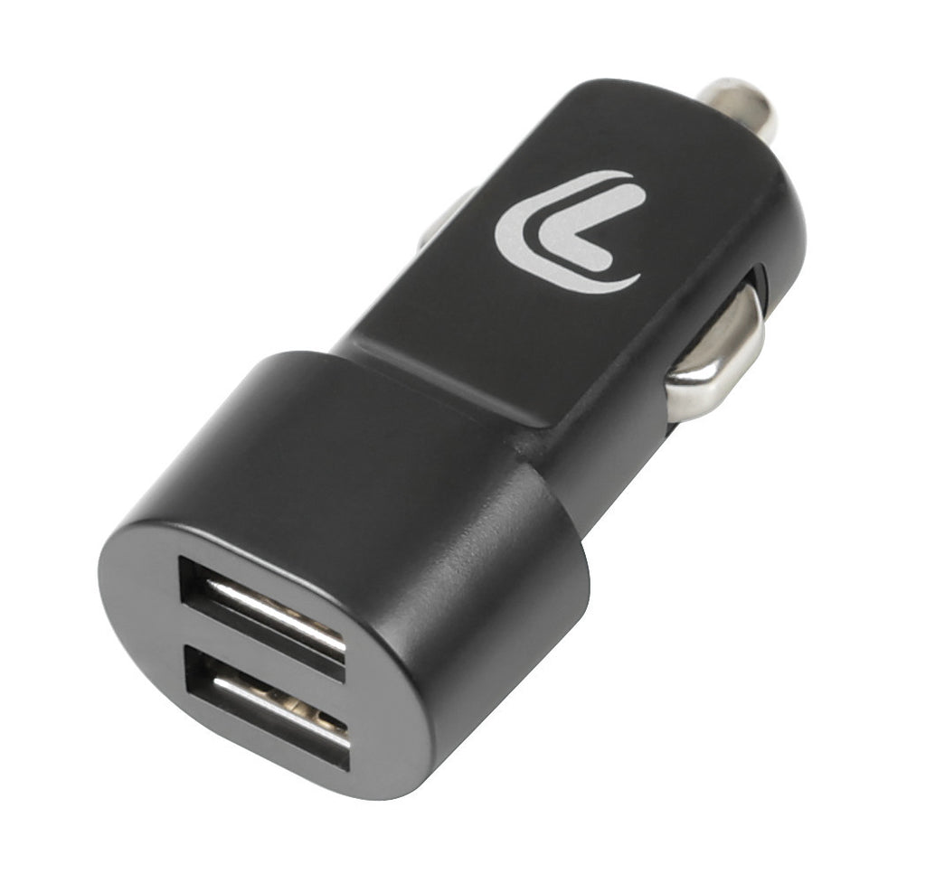 Linea Essentials, caricabatteria 2 porte Usb - 2100 mA - 12/24V