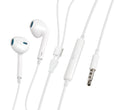 Linea Essentials, Auricolare stereo a capsula con microfono - 120 cm - Bianco