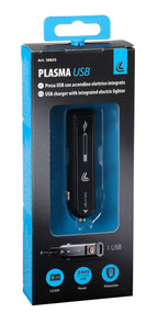 Plasma Usb, caricabatteria 1 porta Usb con accendino elettrico integrato - Fast Charge - 2100 mA - 12/24V