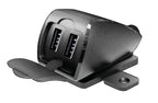 Usb-Fix Trek 2, doppio caricatore usb resistente all’acqua, fissaggio con viti o biadesivo - Ultra Fast Charge - 5400 mA - 12/24V