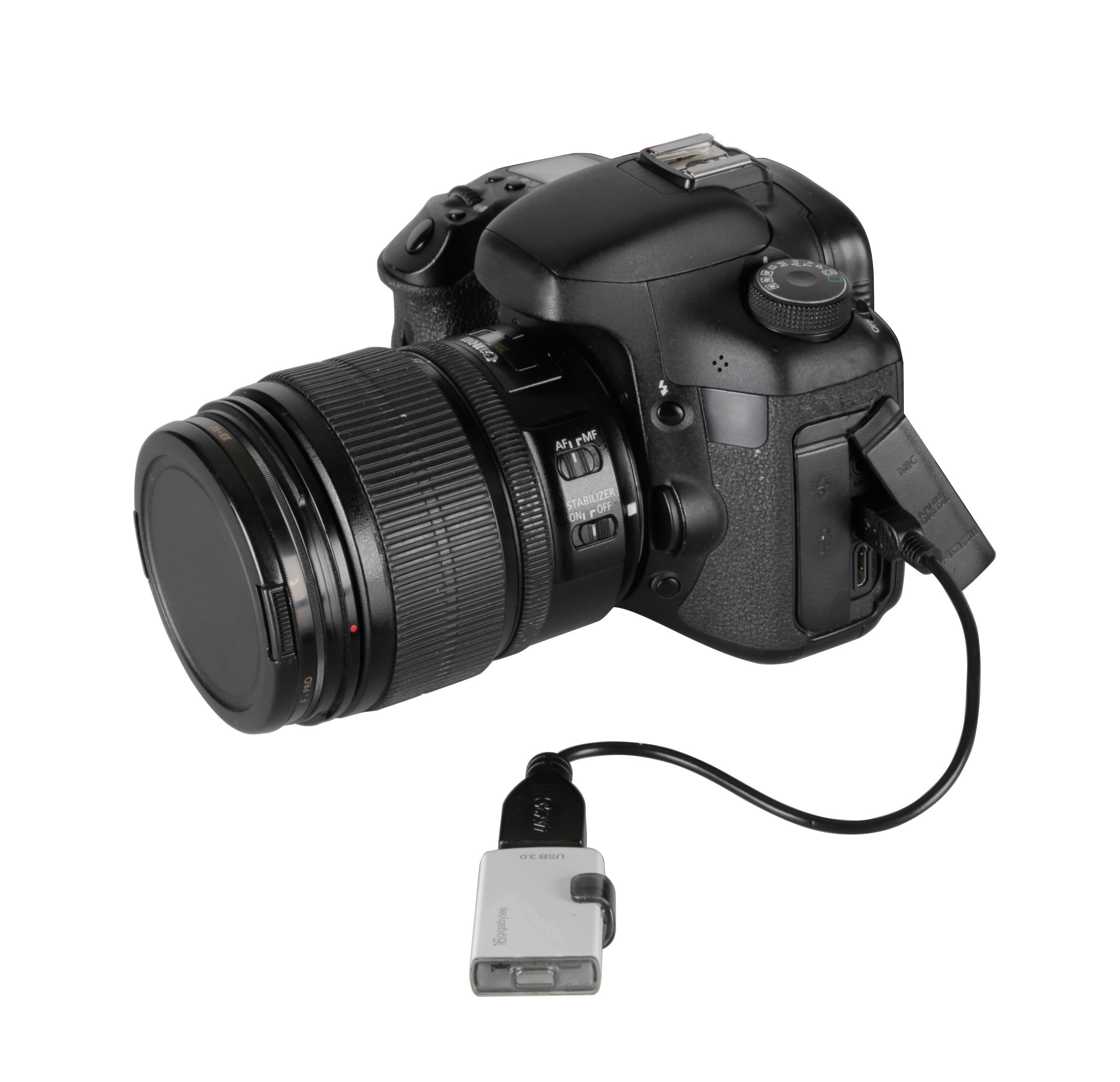 Cavo OTG Usb > Mini Usb - 20 cm - Nero