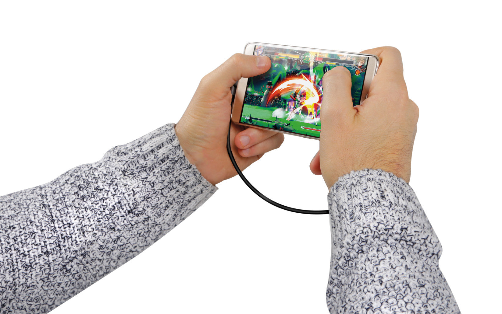 Cavo 90° Usb > Micro Usb - 100 cm - Nero