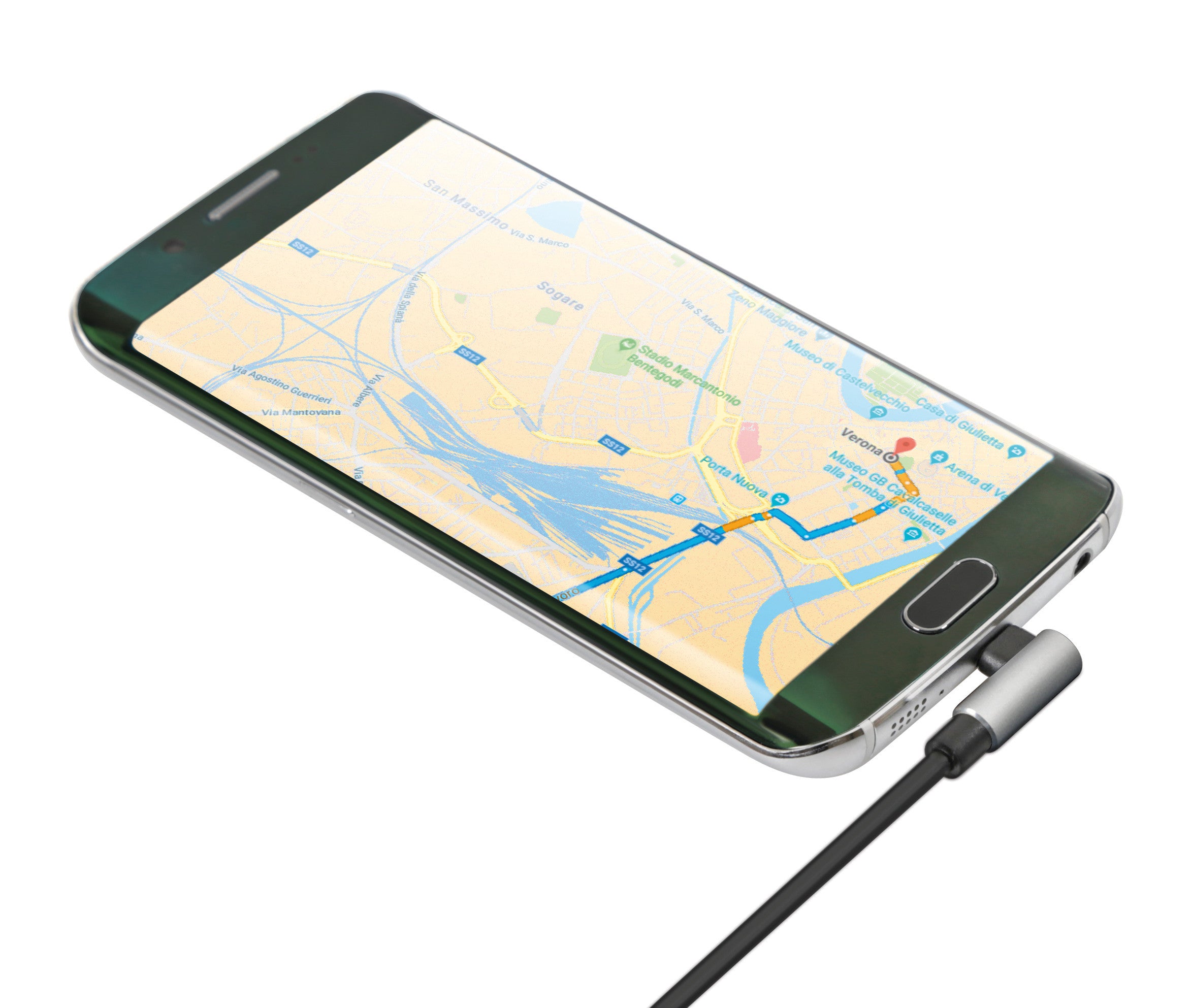 Cavo 90° Usb > Micro Usb - 100 cm - Nero