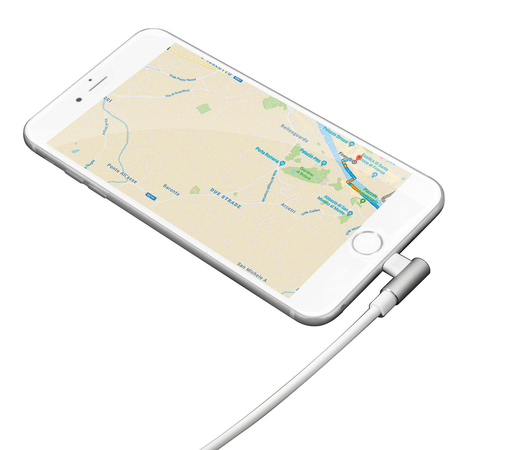 Cavo 90° Usb > Lightning - 100 cm - Bianco
