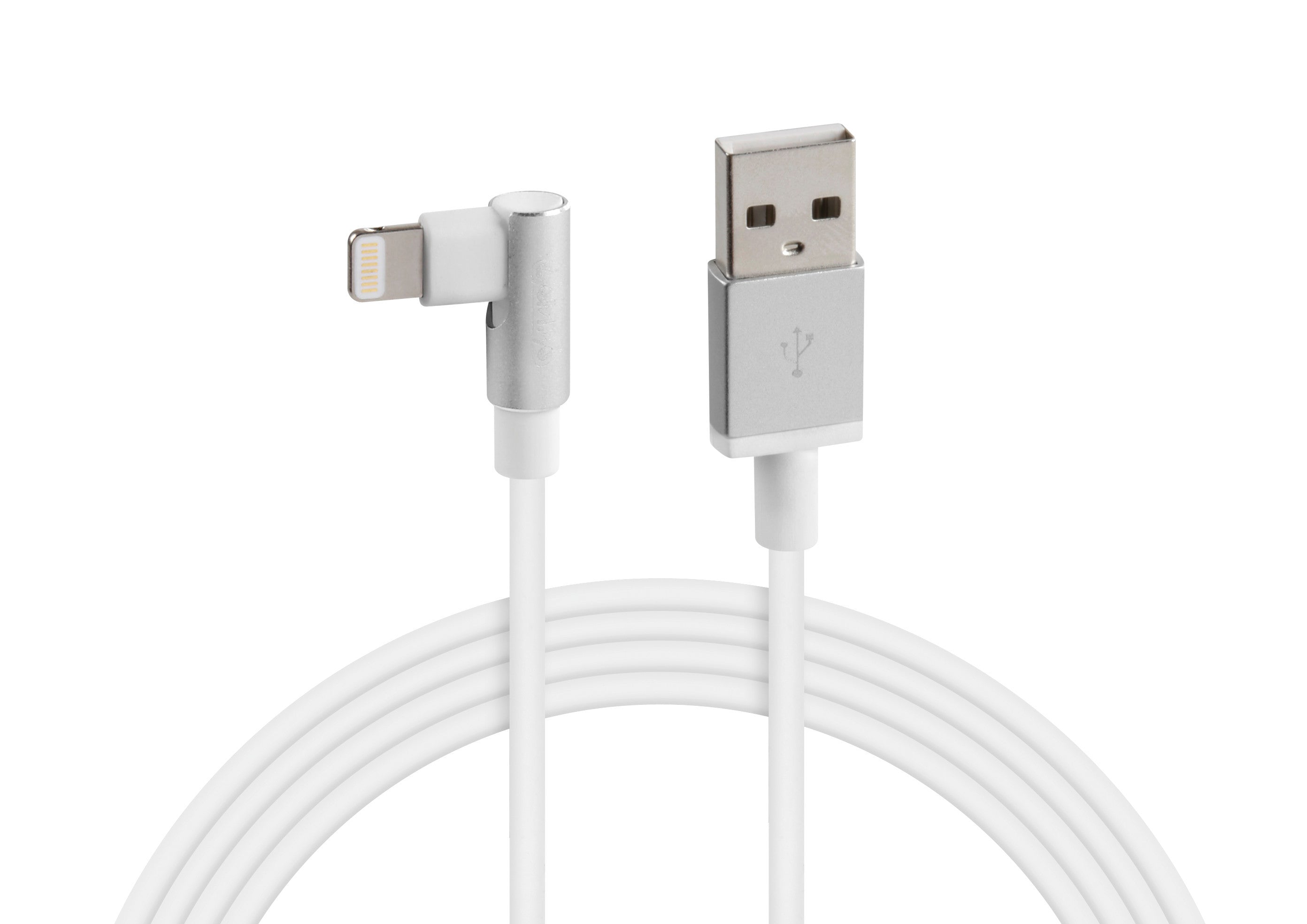 Cavo 90° Usb > Lightning - 100 cm - Bianco