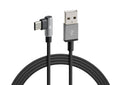 Cavo 90° Usb > Usb Type-C - 100 cm - Nero