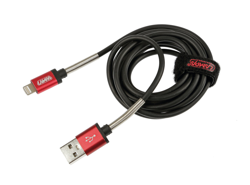 Cavo Universal, Usb > Apple 8 pin / Micro Usb - 200 cm - Nero