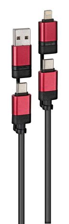 Cavo Ultimate 6 in 1 - 100 cm - Nero