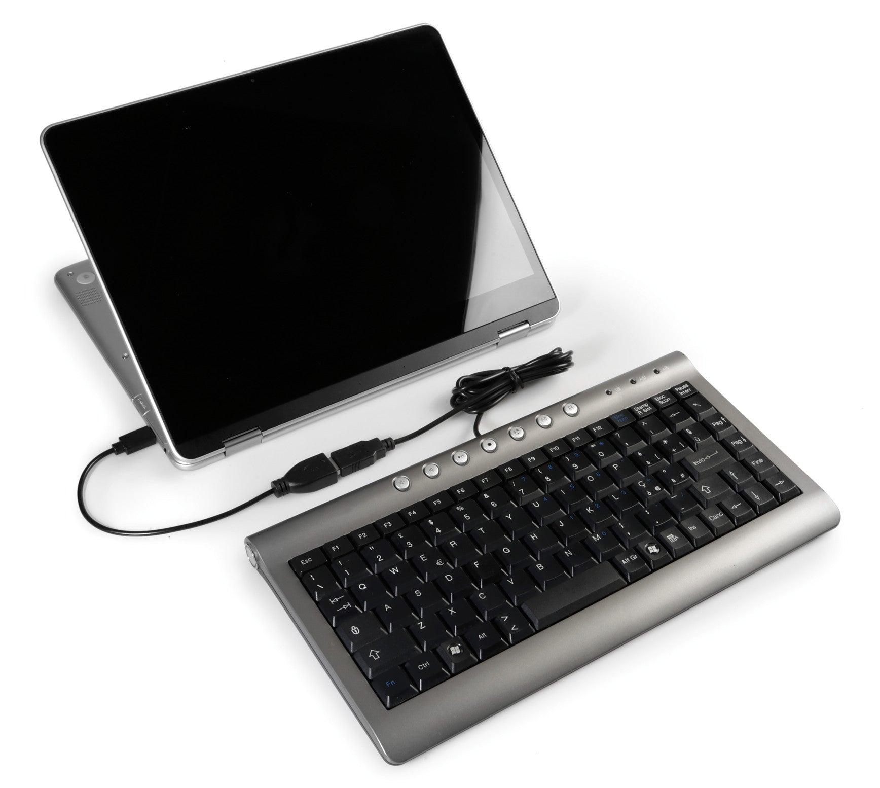 Cavo OTG Usb > Usb Type-C - 20 cm - Nero