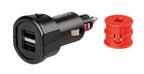 Uni-Tech, caricabatteria universale 2 porte Usb - Fast Charge - 2700 mA - 12/32V