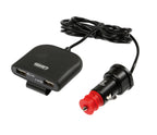 Caricabatteria 4 porte Usb con prolunga - Fast Charge - 7800 mA - 12/24V