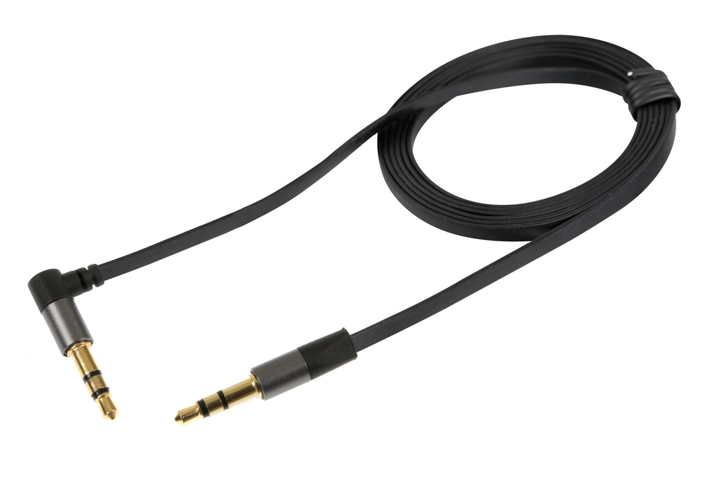 Phixia 90°, cavo AUX-AUX - 120 cm - Nero