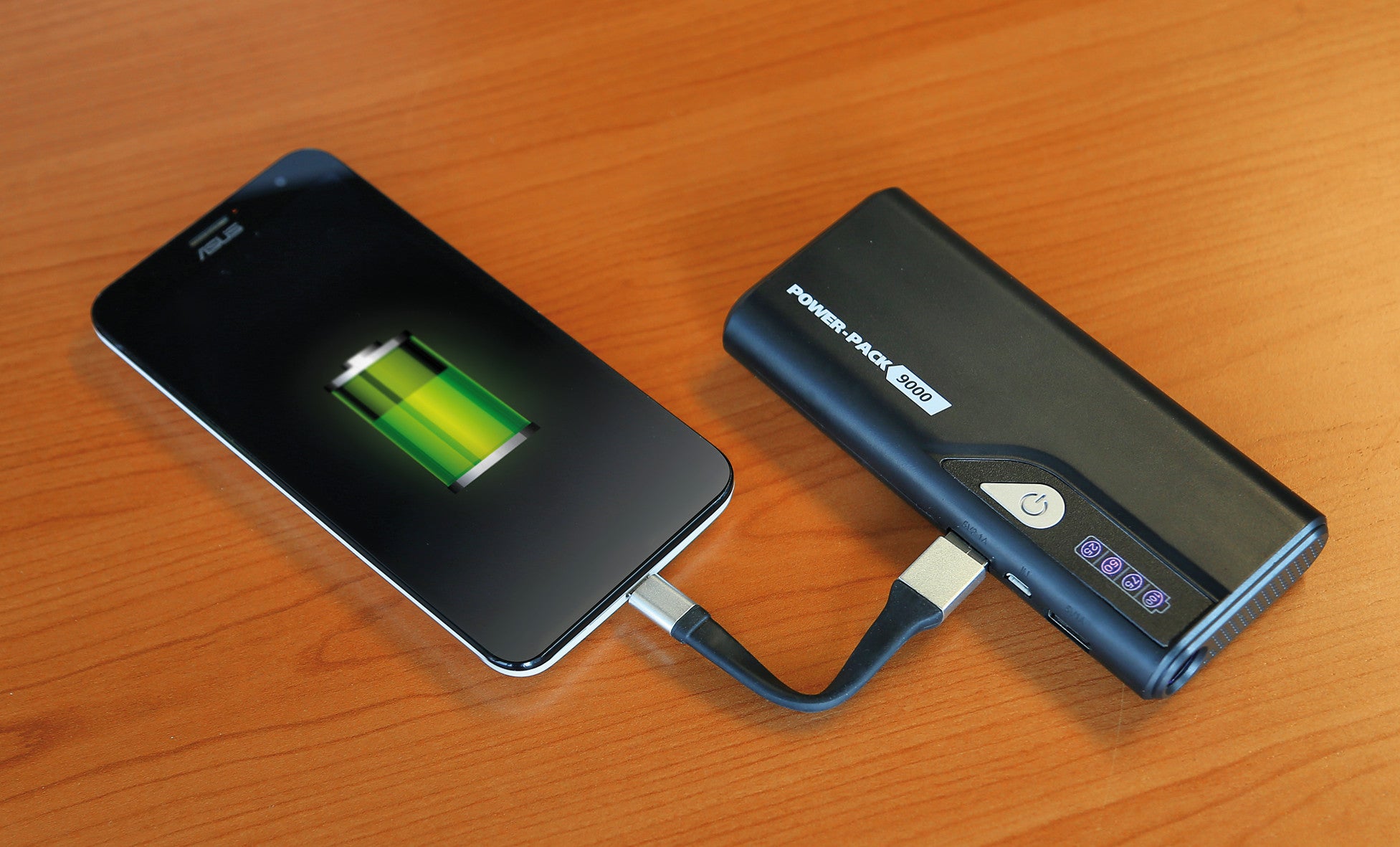 Portachiave con cavo Usb > Micro Usb, 10 cm - Blister 1 pz