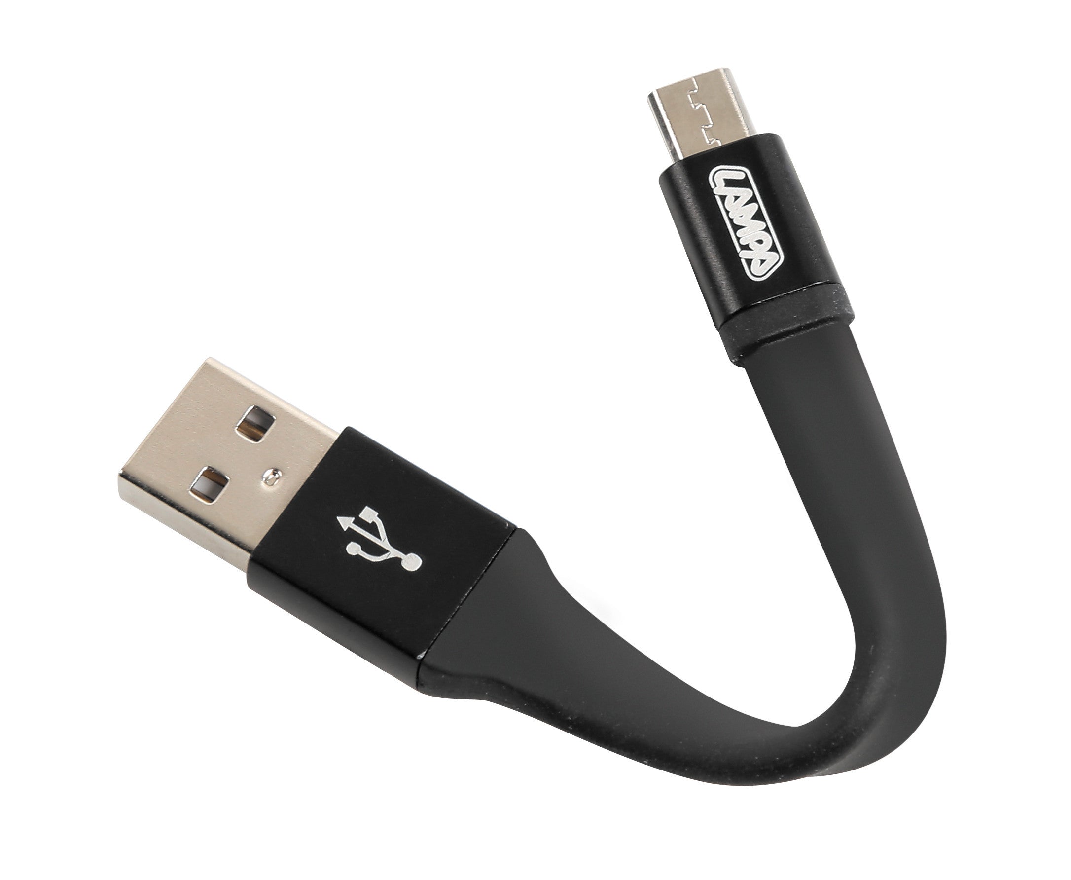 Portachiave con cavo Usb > Micro Usb, 10 cm - Blister 1 pz