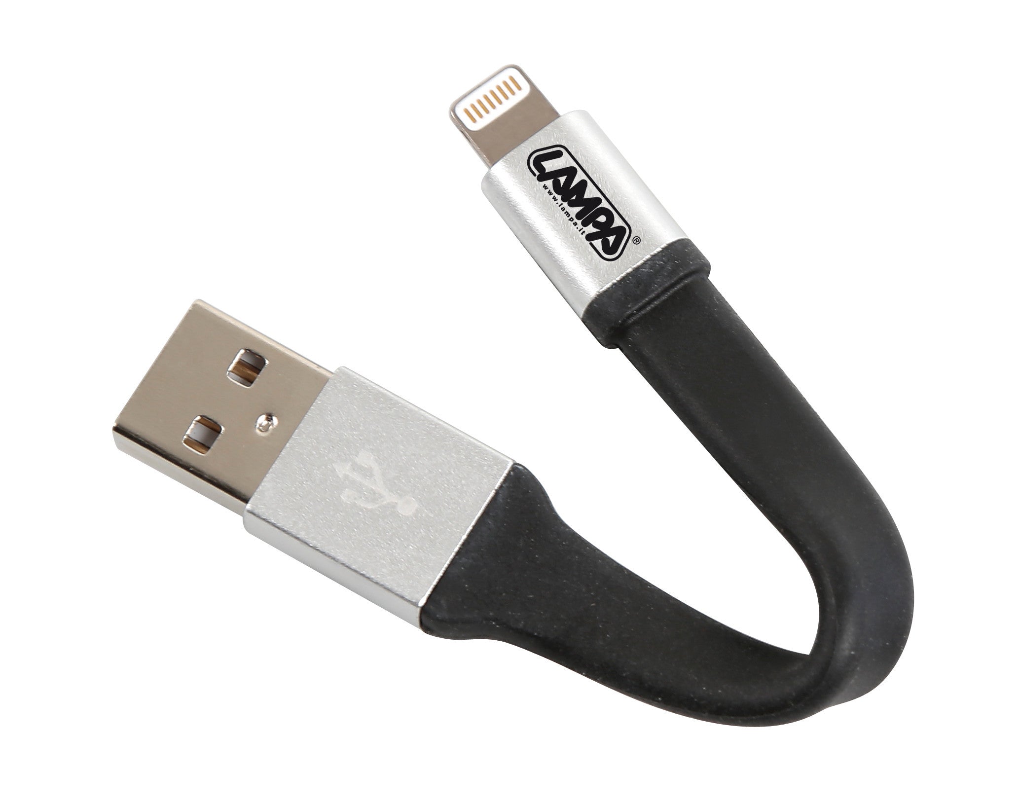 Portachiave con cavo Usb > Lightning, 10 cm - Blister 1 pz