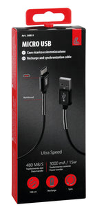Cavo Usb > Micro Usb - 100 cm - Nero