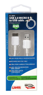 Cavo Usb > Usb 3.0 Micro B - 100 cm - Bianco