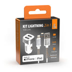 Kit 2 in 1 Lightning - Fast Charge - 12/24V