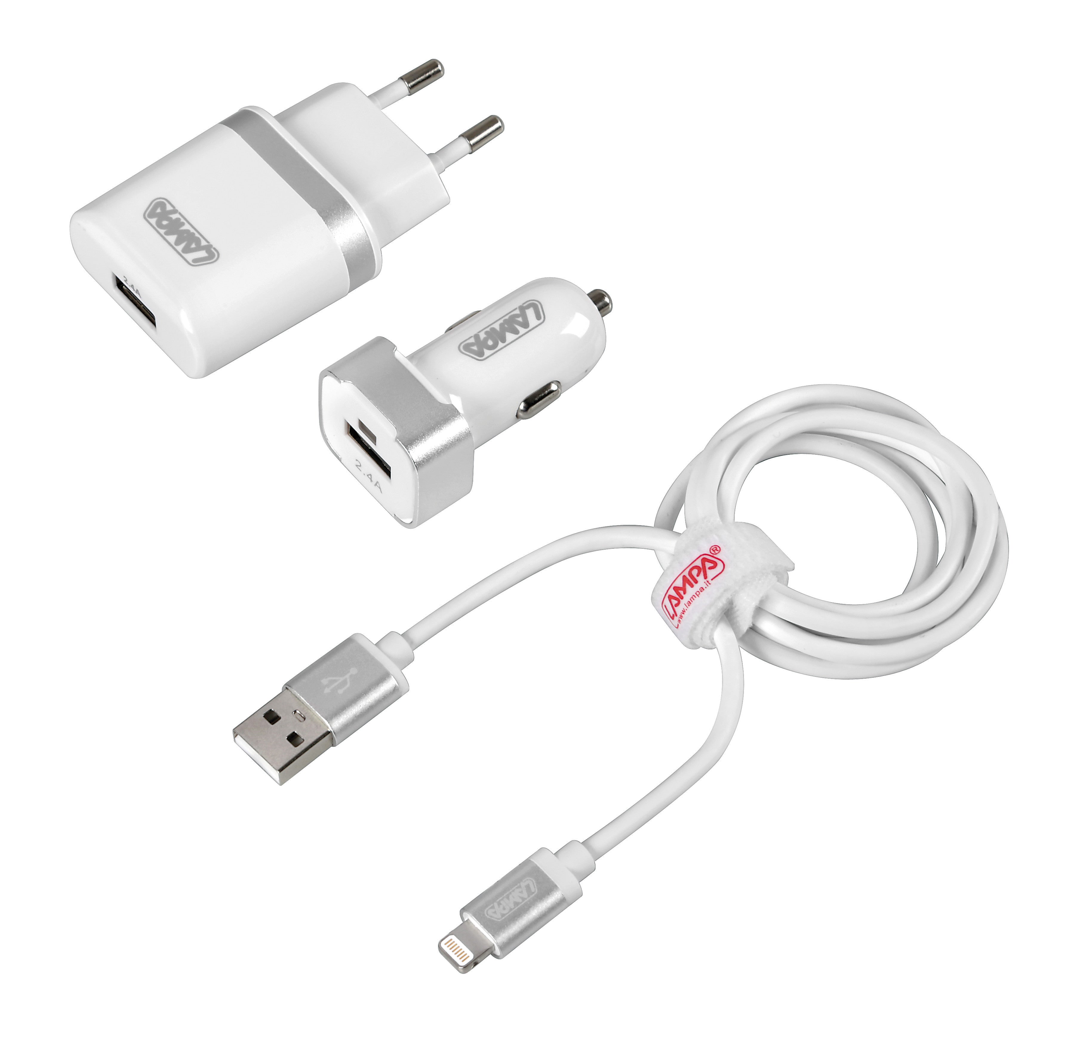 Kit 3 in 1 Lightning - Fast Charge - 12/24V + 230V