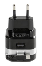 Caricabatteria da rete Micro Usb con 1 porta Usb - Fast Charge - 2400 mA - 100/230V