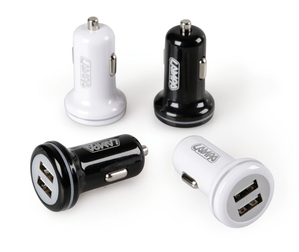 Display 20 pz - Caricabatteria 2 porte Usb - 2400 mA - 12/24V