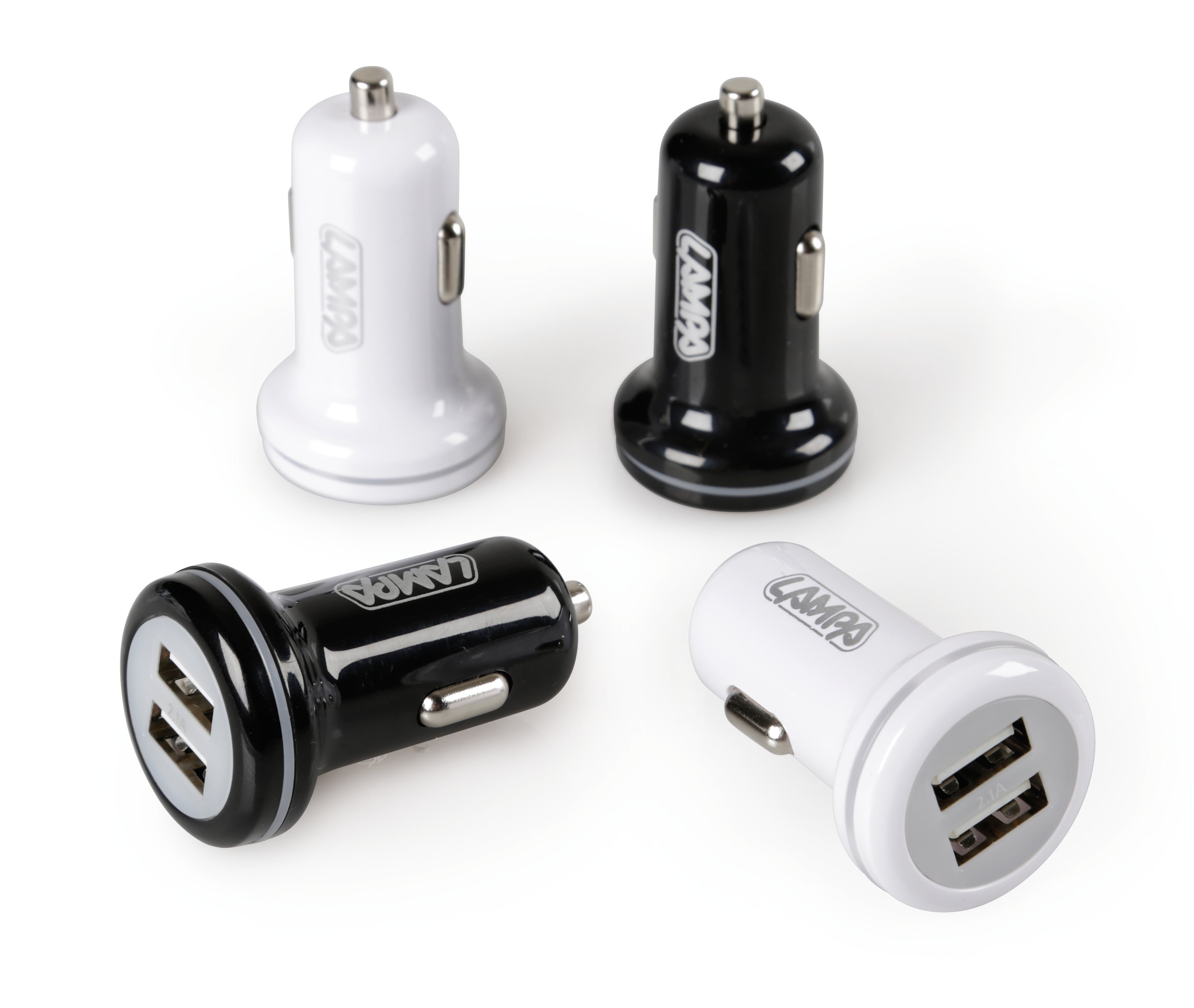 Display 20 pz - Caricabatteria 2 porte Usb - 2400 mA - 12/24V