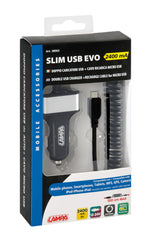 Caricabatteria Micro Usb con 2 porte Usb - 2400 mA - 12/24V