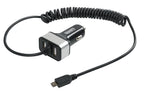 Caricabatteria Micro Usb con 2 porte Usb - 2400 mA - 12/24V