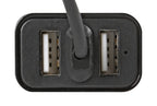 Caricabatteria Micro Usb con 2 porte Usb - 2400 mA - 12/24V