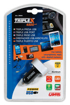 Caricabatteria 3 porte Usb - 4500 mA - 12/24V