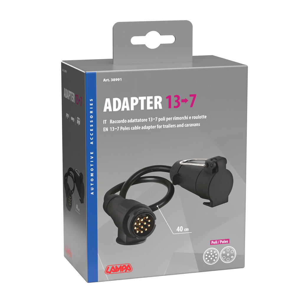 Adattatore 13<->7 poli con cablaggio da 40 cm